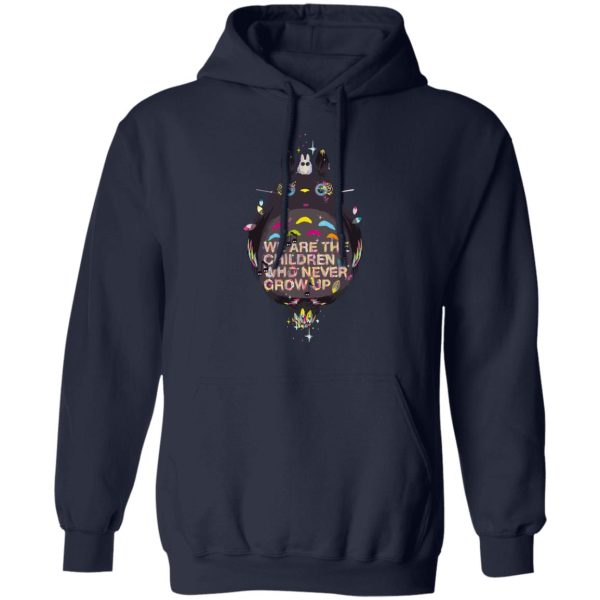 Totoro Movie - Totoro – Never Grow Up Hoodie-Apparel, Hoodie, My Neighbor Totoro, Totoro Movie