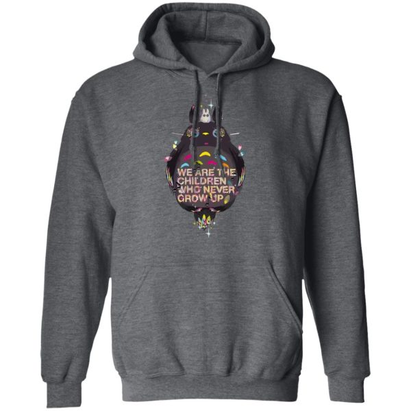 Totoro Movie - Totoro – Never Grow Up Hoodie-Apparel, Hoodie, My Neighbor Totoro, Totoro Movie