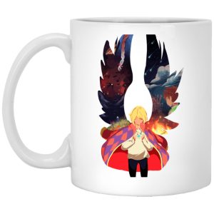 Howl's Moving Castle Ring - Howl and Colorful Wings Mug-House Decor, Howl's Moving Castle, Howl's Moving Castle Ring, Mug