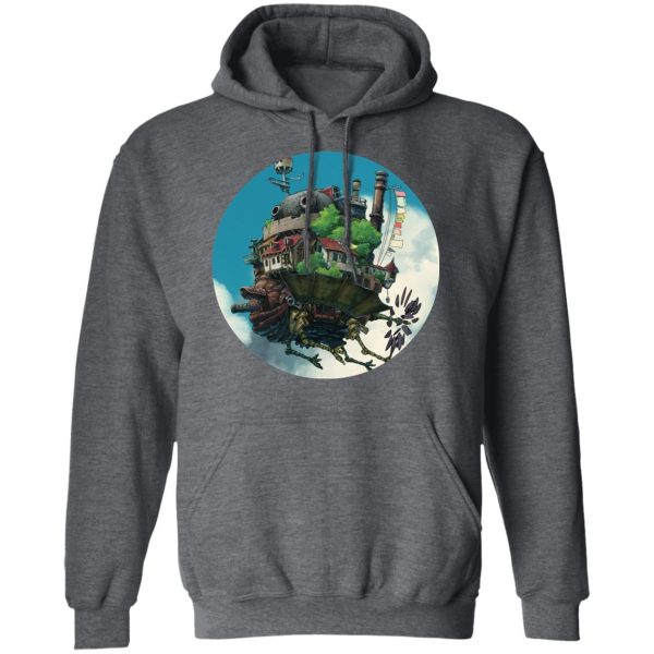 Howl's Moving Castle English Cast - Howl’s Moving Castle – Flying on the Sky Hoodie-Apparel, Hoodie, Howl's Moving Castle, Howl's Moving Castle English Cast