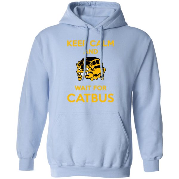 Totoro Tattoo - My Neighbor Totoro Keep Calm and Wait for Cat Bus Hoodie-Apparel, Hoodie, My Neighbor Totoro, Totoro Tattoo