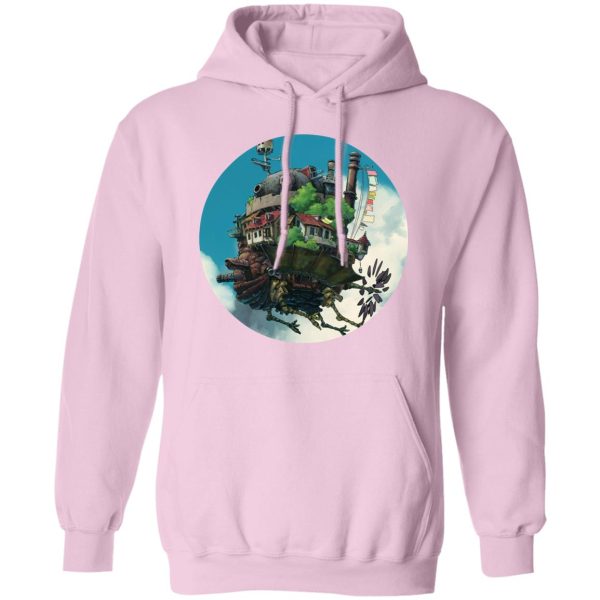 Howl's Moving Castle English Cast - Howl’s Moving Castle – Flying on the Sky Hoodie-Apparel, Hoodie, Howl's Moving Castle, Howl's Moving Castle English Cast