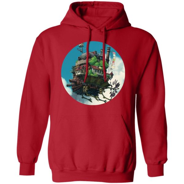 Howl's Moving Castle English Cast - Howl’s Moving Castle – Flying on the Sky Hoodie-Apparel, Hoodie, Howl's Moving Castle, Howl's Moving Castle English Cast