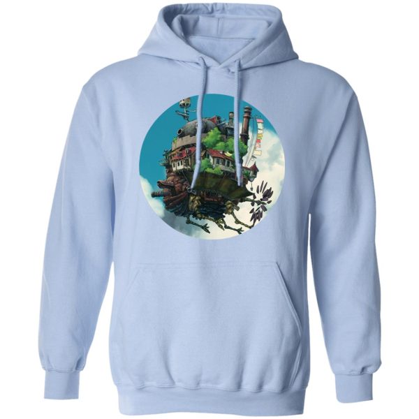 Howl's Moving Castle English Cast - Howl’s Moving Castle – Flying on the Sky Hoodie-Apparel, Hoodie, Howl's Moving Castle, Howl's Moving Castle English Cast