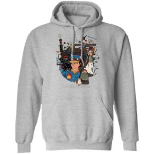 Howl's Moving Castle Japanese Poster - Howl’s Moving Castle Characters Compilation Hoodie-Apparel, Hoodie, Howl's Moving Castle, Howl's Moving Castle Japanese Poster