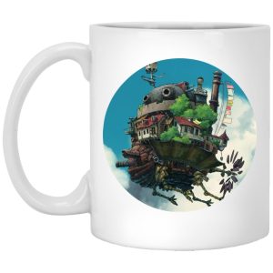 Howl's Moving Castle Howl Character Analysis - Howl’s Moving Castle – Flying on the Sky Mug-House Decor, Howl's Moving Castle, Howl's Moving Castle Howl Character Analysis, Mug