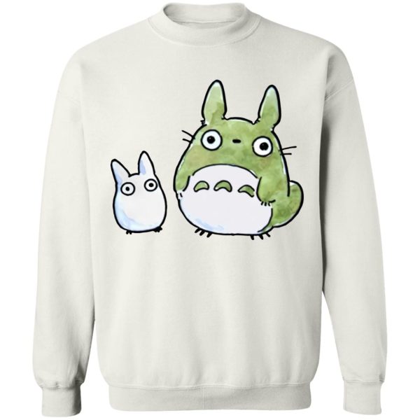 Blue Totoro - Totoro Family Cute Drawing Sweatshirt-Apparel, Blue Totoro, My Neighbor Totoro, Sweatshirt