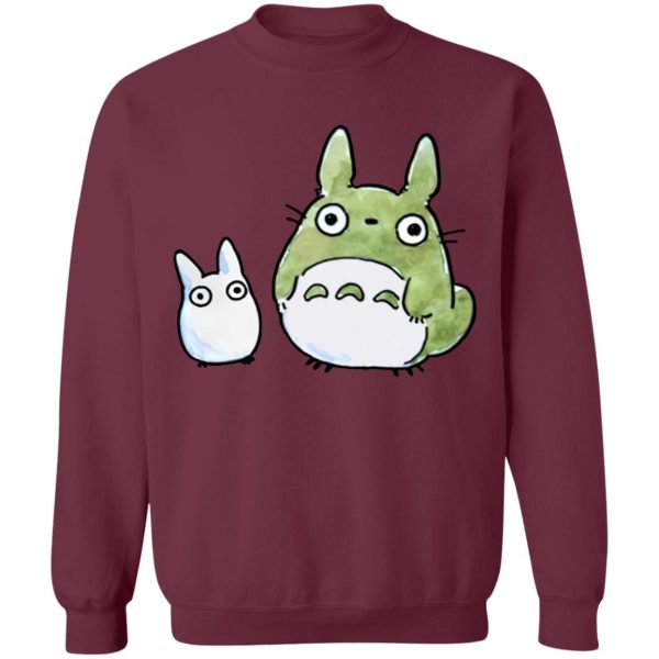 Blue Totoro - Totoro Family Cute Drawing Sweatshirt-Apparel, Blue Totoro, My Neighbor Totoro, Sweatshirt