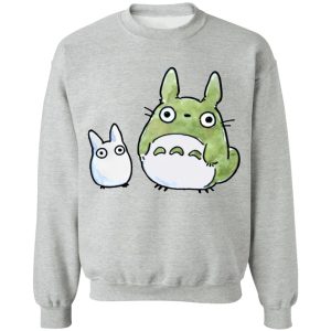 Blue Totoro - Totoro Family Cute Drawing Sweatshirt-Apparel, Blue Totoro, My Neighbor Totoro, Sweatshirt