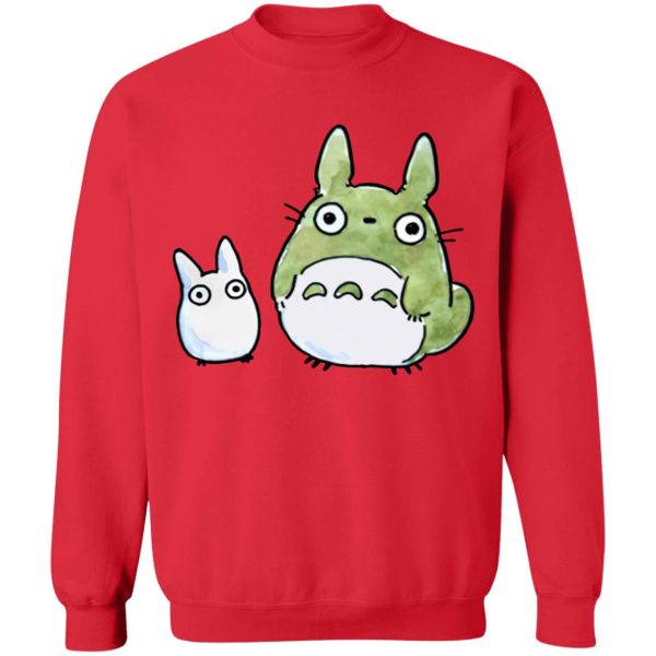 Blue Totoro - Totoro Family Cute Drawing Sweatshirt-Apparel, Blue Totoro, My Neighbor Totoro, Sweatshirt