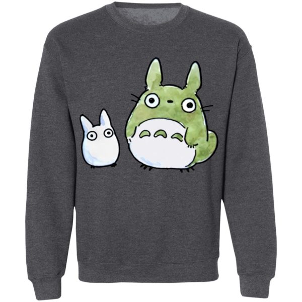 Blue Totoro - Totoro Family Cute Drawing Sweatshirt-Apparel, Blue Totoro, My Neighbor Totoro, Sweatshirt