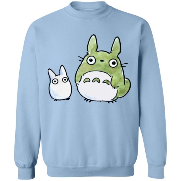 Blue Totoro - Totoro Family Cute Drawing Sweatshirt-Apparel, Blue Totoro, My Neighbor Totoro, Sweatshirt