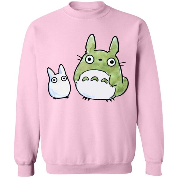 Blue Totoro - Totoro Family Cute Drawing Sweatshirt-Apparel, Blue Totoro, My Neighbor Totoro, Sweatshirt