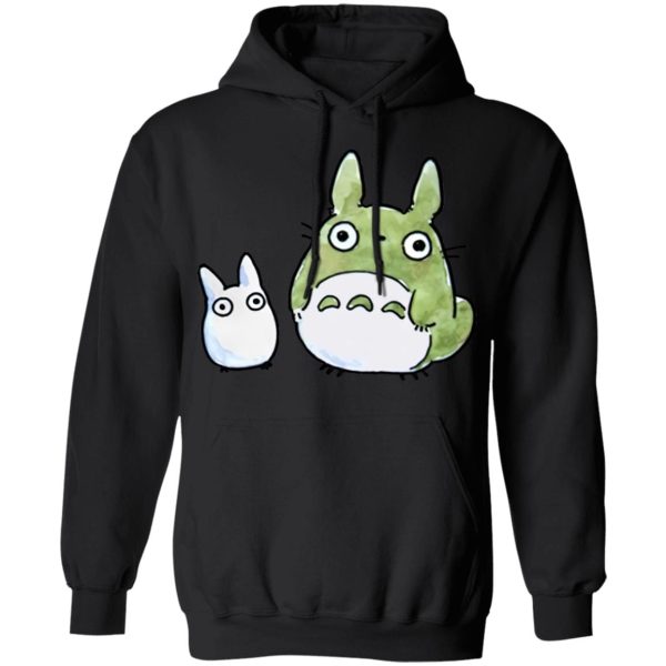 Chat Bus Totoro - Totoro Family Cute Drawing Hoodie-Apparel, Chat Bus Totoro, Hoodie, My Neighbor Totoro