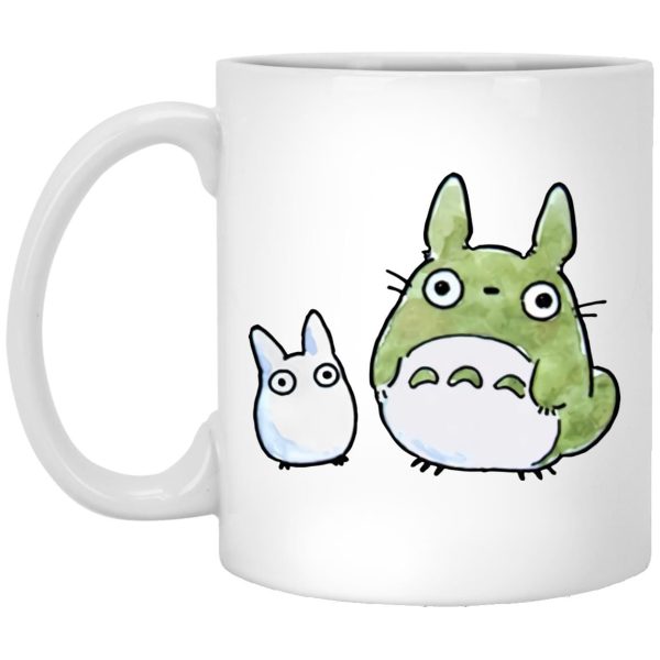 Characters From My Neighbor Totoro - Totoro Family Cute Drawing Mug-Characters From My Neighbor Totoro, House Decor, Mug, My Neighbor Totoro