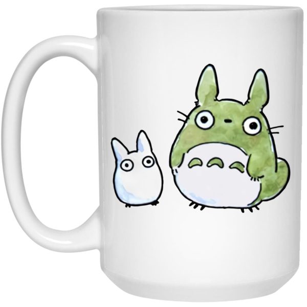 Characters From My Neighbor Totoro - Totoro Family Cute Drawing Mug-Characters From My Neighbor Totoro, House Decor, Mug, My Neighbor Totoro