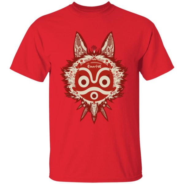 Princess Mononoke Princess - Princess Mononoke Mask T Shirt for Kid-Princess Mononoke Princess