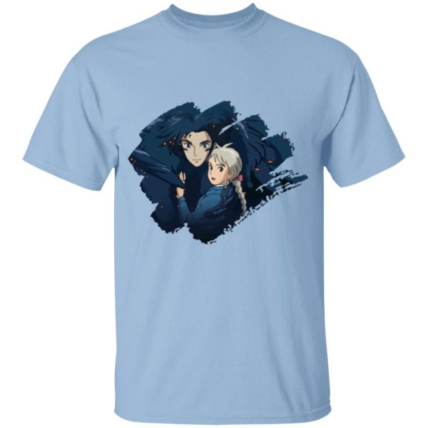 Howl's Moving Castle Music Score - Howl and Sophia T Shirt for Kid-Howl's Moving Castle Music Score