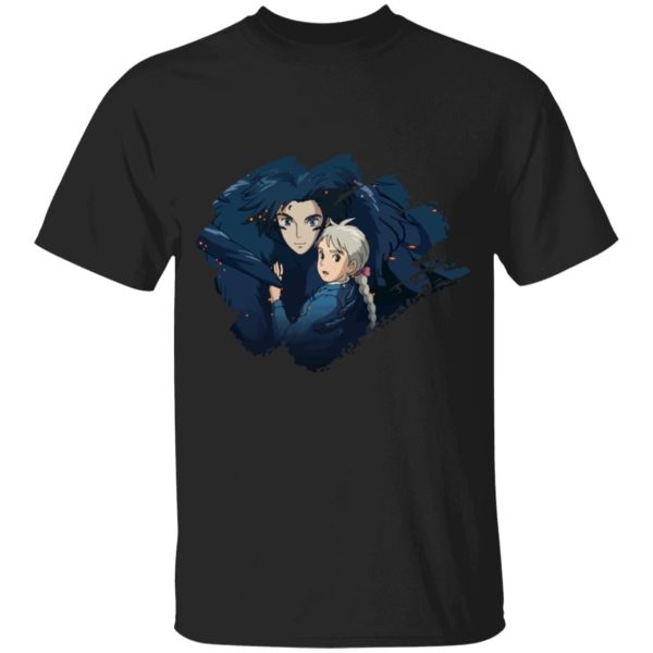 Howl's Moving Castle Music Score - Howl and Sophia T Shirt for Kid-Howl's Moving Castle Music Score