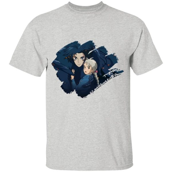 Howl's Moving Castle Music Score - Howl and Sophia T Shirt for Kid-Howl's Moving Castle Music Score