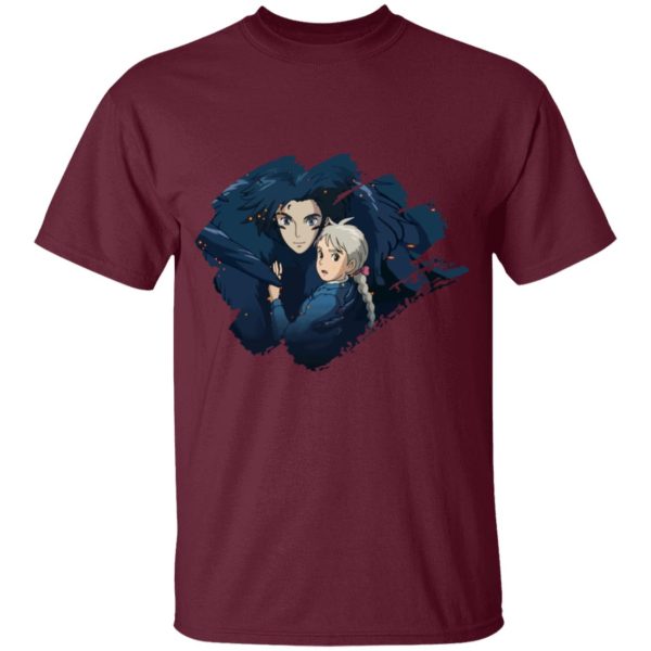 Howl's Moving Castle Music Score - Howl and Sophia T Shirt for Kid-Howl's Moving Castle Music Score