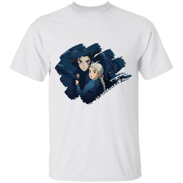 Howl's Moving Castle Music Score - Howl and Sophia T Shirt for Kid-Howl's Moving Castle Music Score