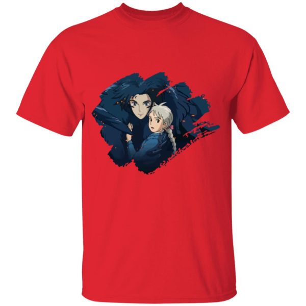 Howl's Moving Castle Music Score - Howl and Sophia T Shirt for Kid-Howl's Moving Castle Music Score