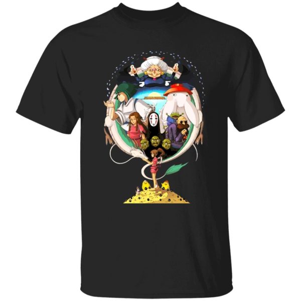 Yubaba Spirited Away - Spirited Away Characters Compilation T Shirt for Kid-Yubaba Spirited Away