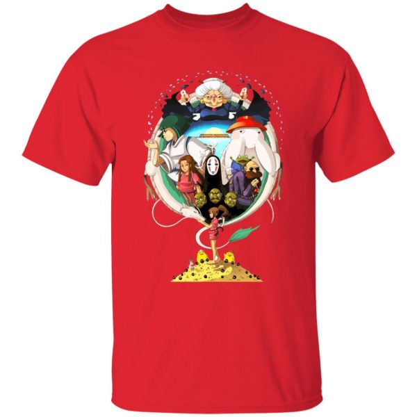 Yubaba Spirited Away - Spirited Away Characters Compilation T Shirt for Kid-Yubaba Spirited Away