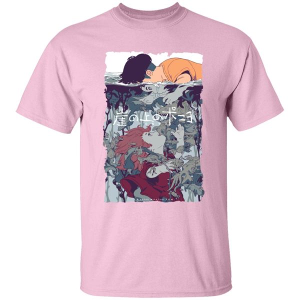 Ponyo Mother - Ponyo and Sosuke Creative Art T Shirt for Kid-Ponyo Mother