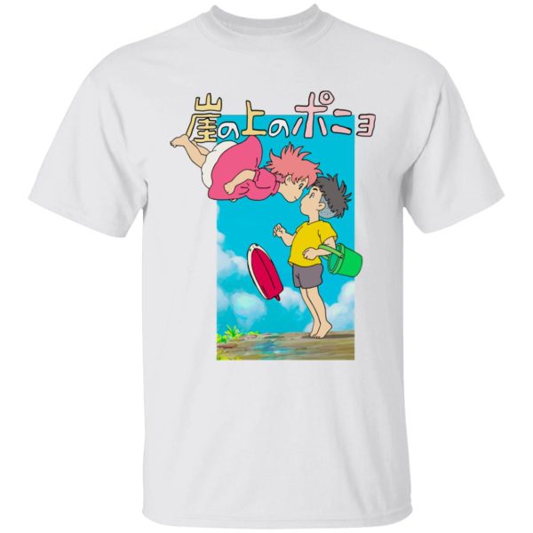 Póny - Ponyo On The Cliff By The Sea Poster T Shirt for Kid-Póny