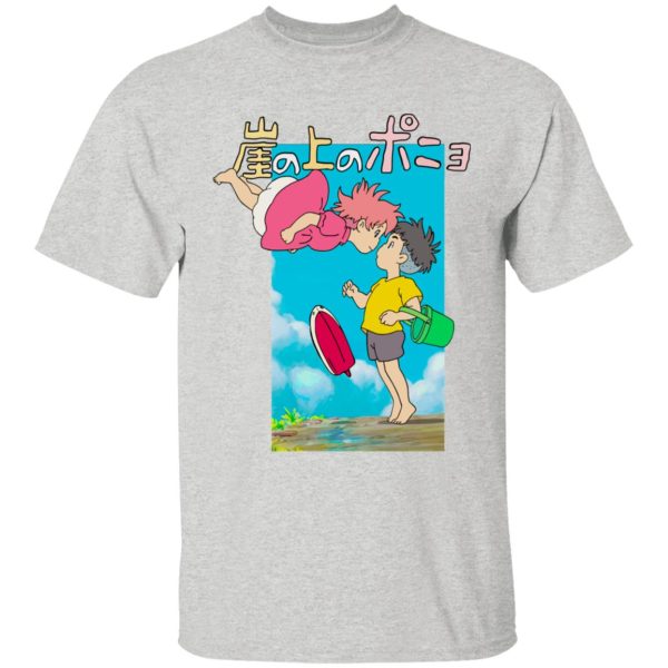 Póny - Ponyo On The Cliff By The Sea Poster T Shirt for Kid-Póny