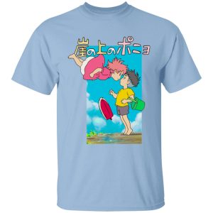 Póny - Ponyo On The Cliff By The Sea Poster T Shirt for Kid-Póny