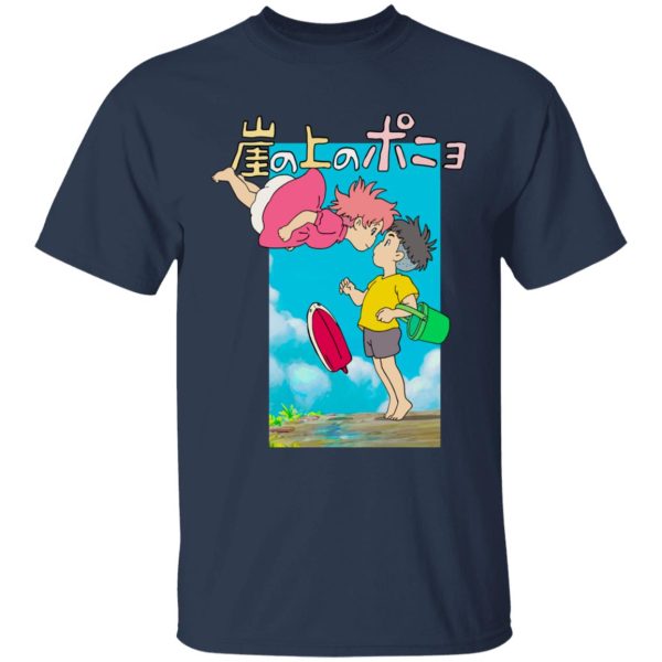 Póny - Ponyo On The Cliff By The Sea Poster T Shirt for Kid-Póny