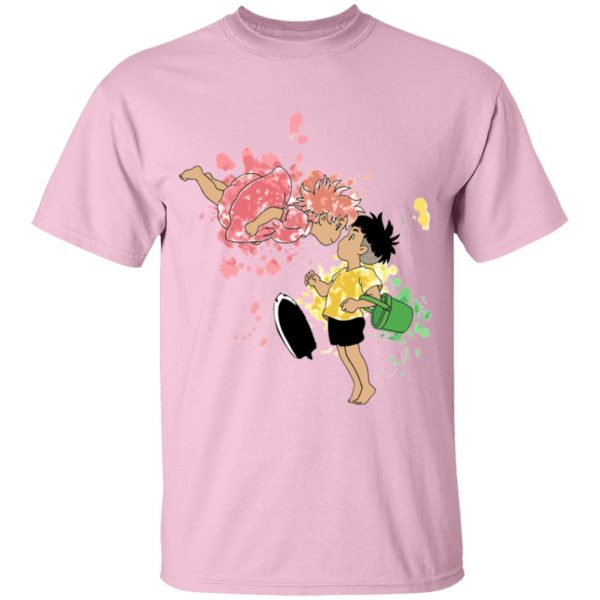 Ponyo Showtimes - Ponyo and Sosuke Colorful T Shirt for Kid-Ponyo Showtimes