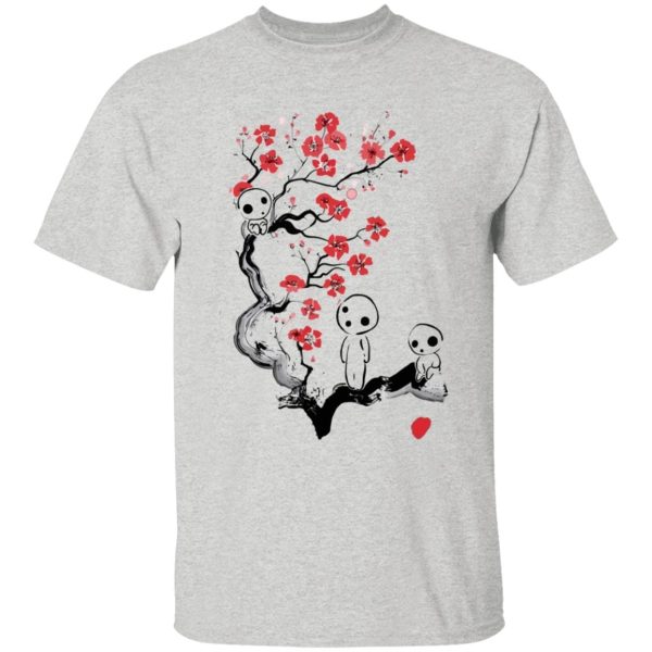 Princess Mononoke Yakul - Princess Mononoke – Tree Spirits on the Cherry Blossom T Shirt for Kid-Princess Mononoke Yakul