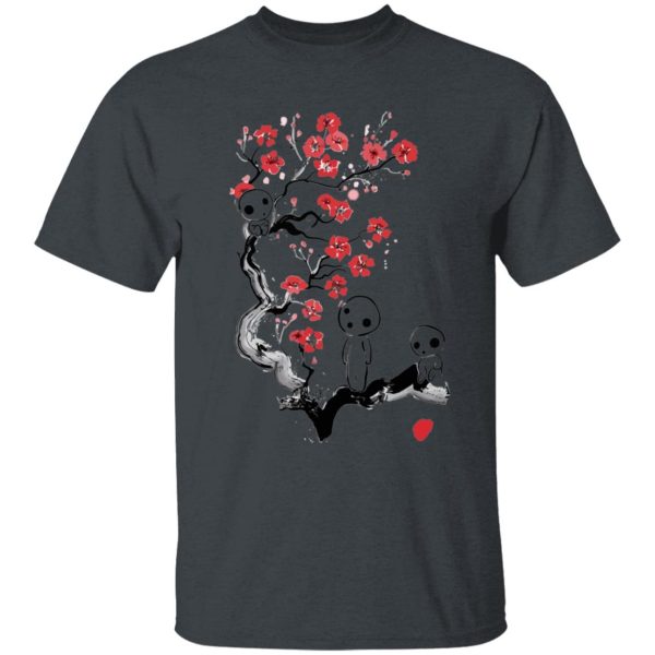 Princess Mononoke Yakul - Princess Mononoke – Tree Spirits on the Cherry Blossom T Shirt for Kid-Princess Mononoke Yakul