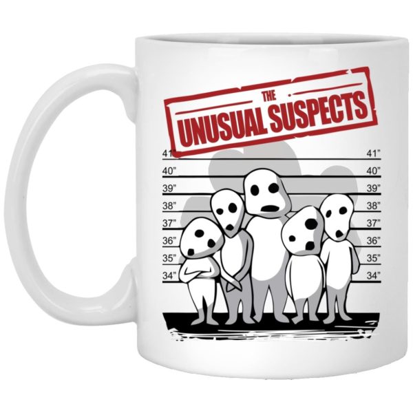 Princess Mononoke With Wolf - Princess Mononoke – Unusual Suspects Mug-House Decor, Mug, princess mononoke, Princess Mononoke With Wolf