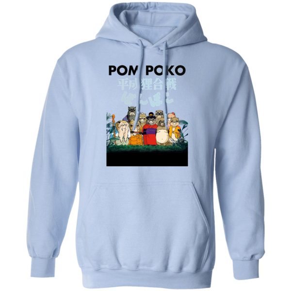 Pom Poko Poster Japanese Hoodie-Apparel, Hoodie, Pom Poko