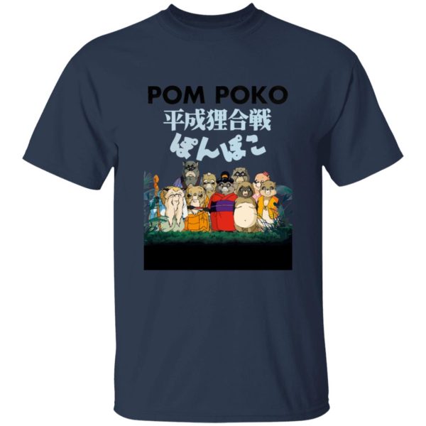 Pom Poko Poster Japanese T Shirt-Apparel, Pom Poko, Tshirt