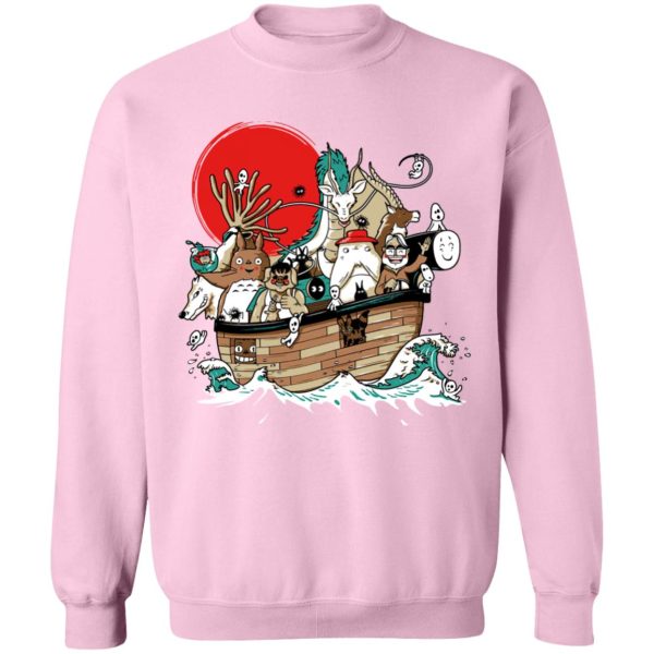 Chihiro Spirited Away - Studio Ghibli Boat Sweatshirt-Apparel, Chihiro Spirited Away, My Neighbor Totoro, Spirited Away, Spirited Away Movie, Sweatshirt