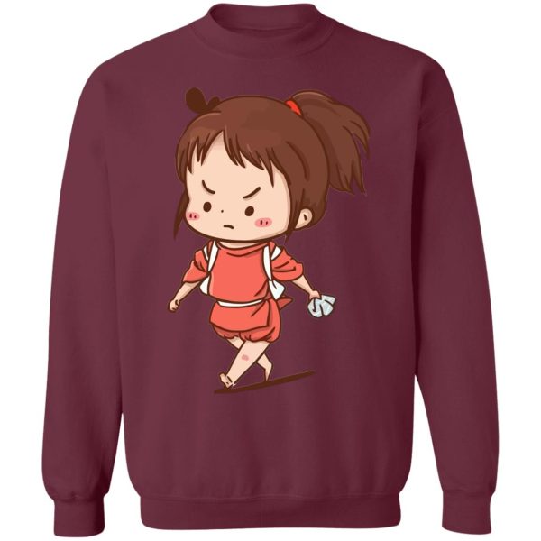 Spirited Away With Puppets - Spirited Away Chihiro Chibi Sweatshirt-Apparel, Kamaji Spirited Away, Spirited Away, Spirited Away Streaming, Spirited Away With Puppets, Sweatshirt