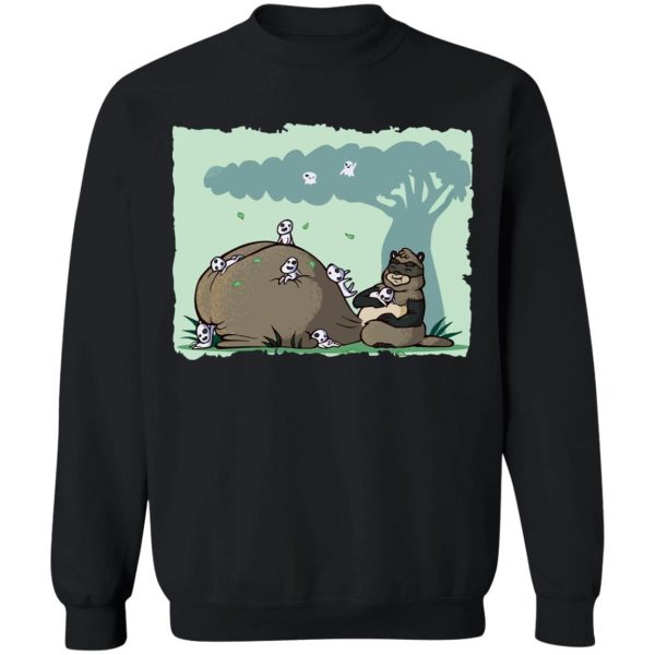 Pom Poko and the Tree Spirits Sweatshirt-Apparel, Pom Poko, Sweatshirt