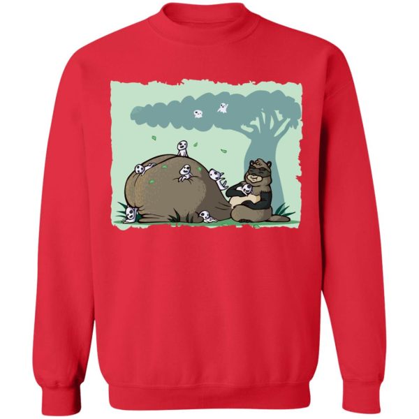 Pom Poko and the Tree Spirits Sweatshirt-Apparel, Pom Poko, Sweatshirt