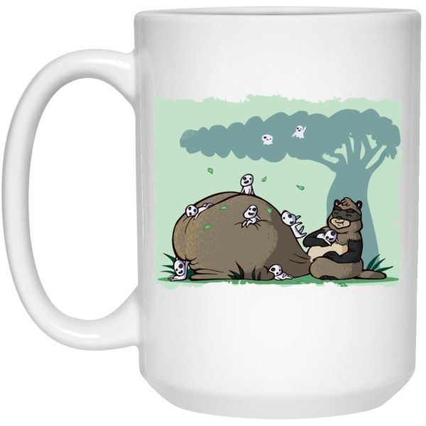 Pom Poko and the Tree Spirits Mug-House Decor, Mug, Pom Poko