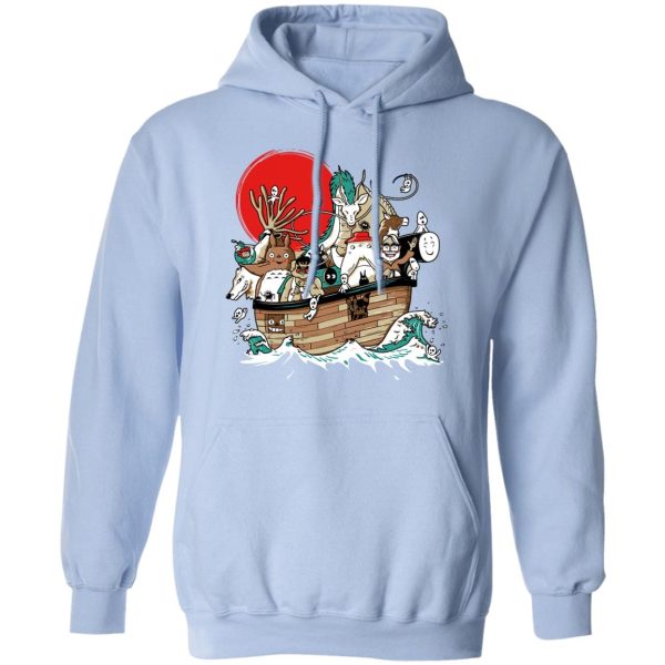 Totoro Poster - Studio Ghibli Boat Hoodie-Apparel, Hoodie, My Neighbor Totoro, Spirited Away, Totoro Poster