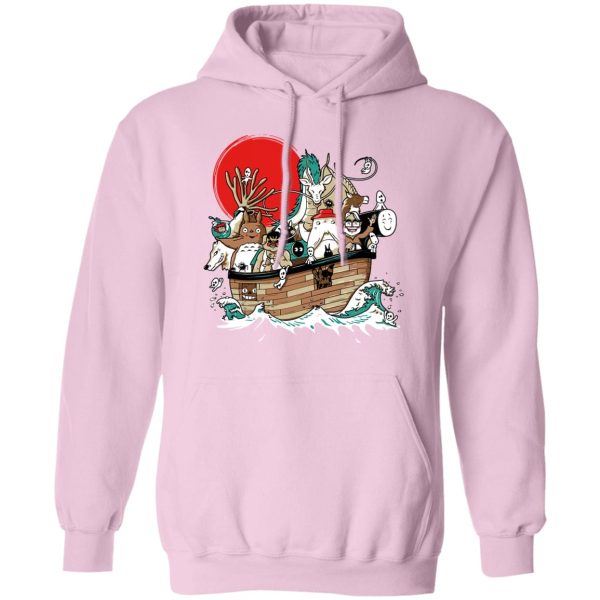 Totoro Poster - Studio Ghibli Boat Hoodie-Apparel, Hoodie, My Neighbor Totoro, Spirited Away, Totoro Poster