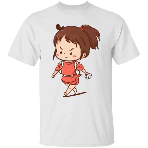 Watch Spirited Away - Spirited Away Chihiro Chibi T Shirt-Apparel, Spirited Away, Tshirt, Watch Spirited Away