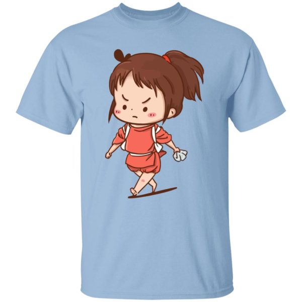 Watch Spirited Away - Spirited Away Chihiro Chibi T Shirt-Apparel, Spirited Away, Tshirt, Watch Spirited Away