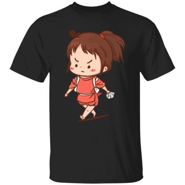 Watch Spirited Away - Spirited Away Chihiro Chibi T Shirt-Apparel, Spirited Away, Tshirt, Watch Spirited Away